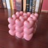 Decoración en Cera BUBBLE CORAZONES Rosa
