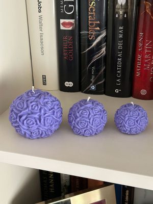 Pack Velas de Cera de Soja BOLA MANOJO DE FLORES