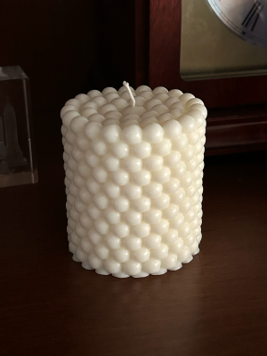 Vela de Cera de Soja COLUMNA PERLAS